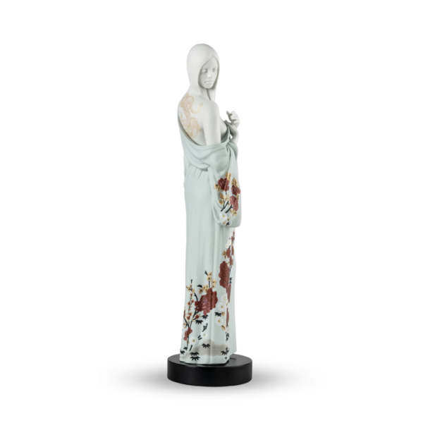 Beauty with dragon tattoo Woman Figurine
