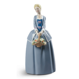 Garden Blossoms Woman Figurine