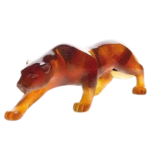 Panther Amber Figurine