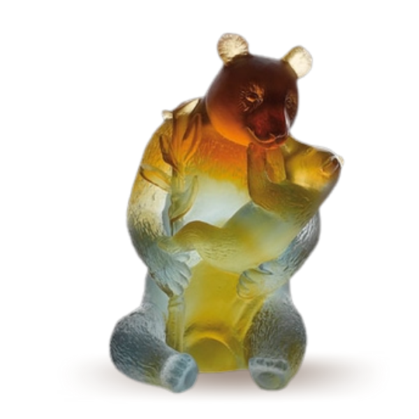 Coiled Panda Figurine