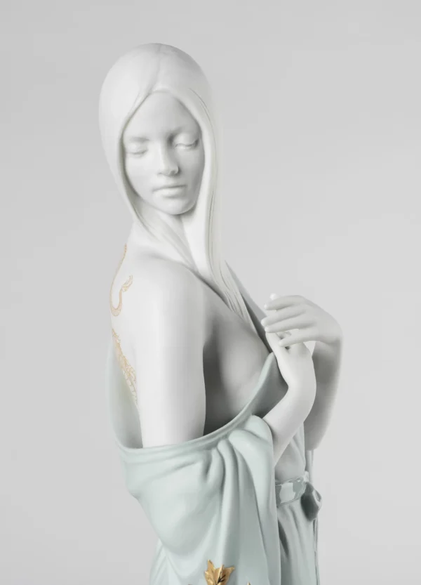 Beauty with dragon tattoo Woman Figurine