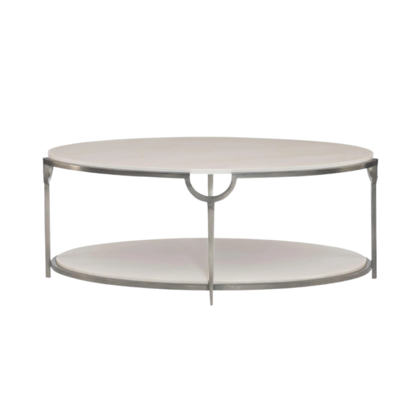 Morello Oval Metal Cocktail Table