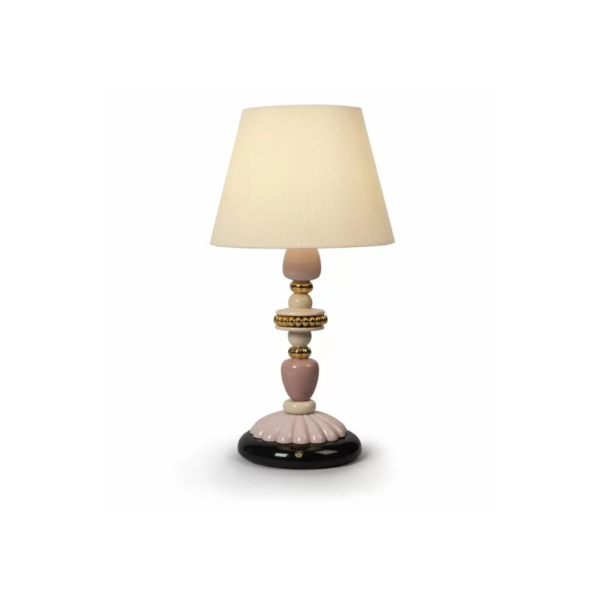 Firefly Table Lamp. Pink and Golden Luster. (CE)