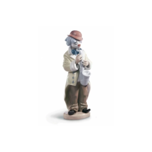 Sad Sax Clown Figurine