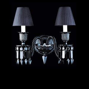 ZÉNITH BLACK WALL SCONCE 2L