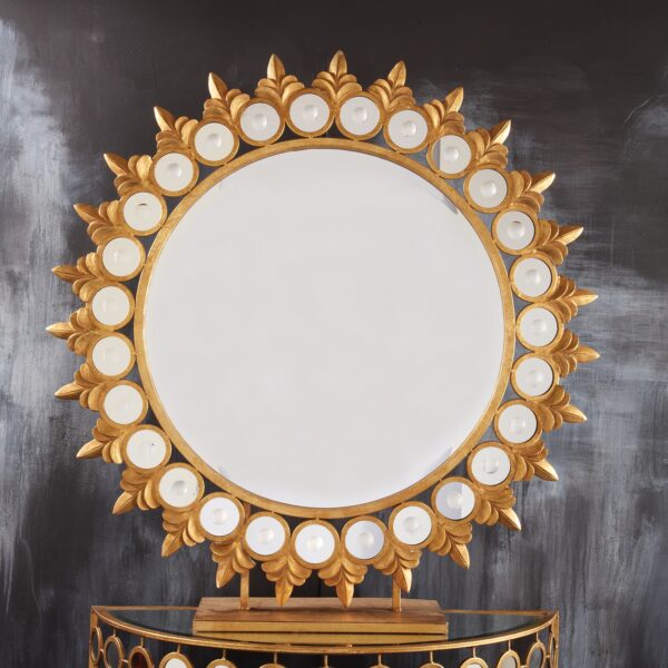 Sun Mirror on Pedestal