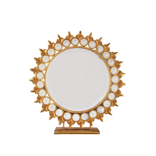 Sun Mirror on Pedestal