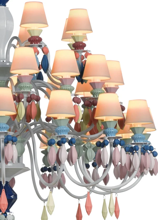 Belle de Nuit 40 Lights Chandelier - Multicolor