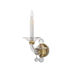 Single Crystal Ball Sconce