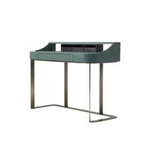 Green Leather Vanity Table