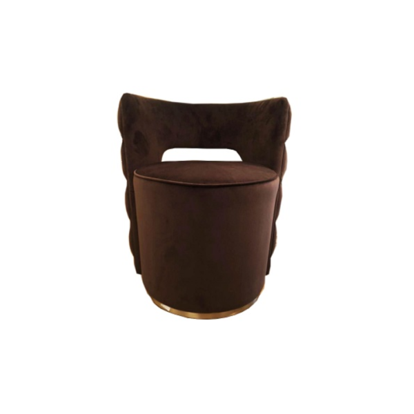Brown Fabric Chair