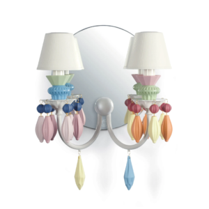 Belle de Nuit 2 Lights Wall Sconce. Multicolor.