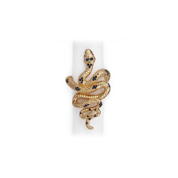 Snake Napkin Jewels (set of 4)