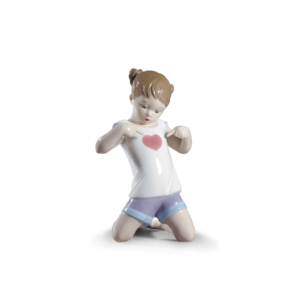Hear My Heart Girl Figurine