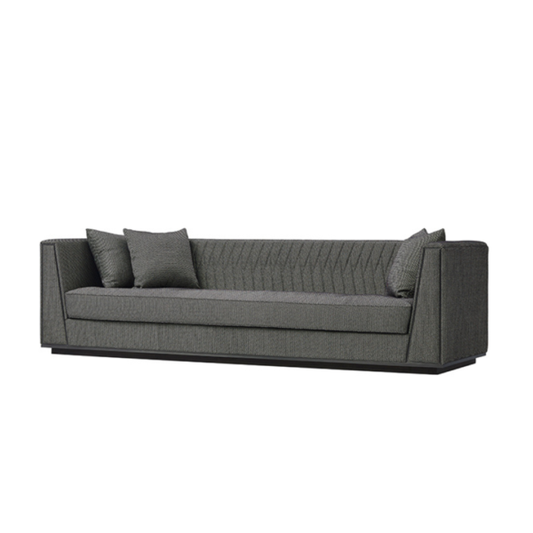 Dark Grey Fabric Sofa