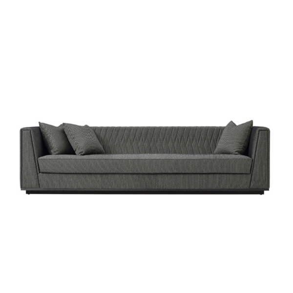 Dark Grey Fabric Sofa