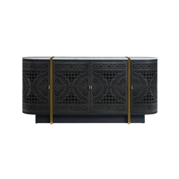 Black Marble Console