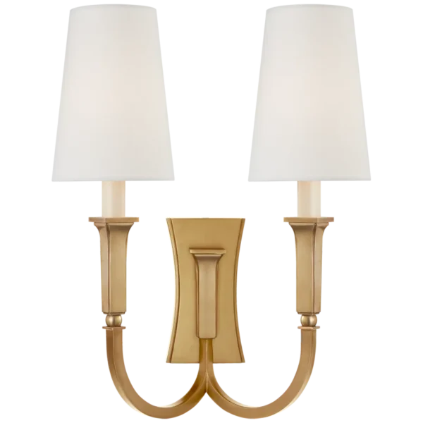 Delphia Large Double Arm Sconce