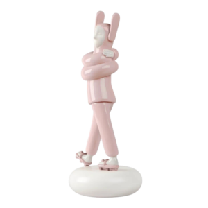 Embraced (Pink) Sculpture