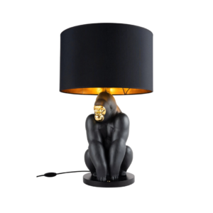 Gorilla Lamp (Black-Gold)