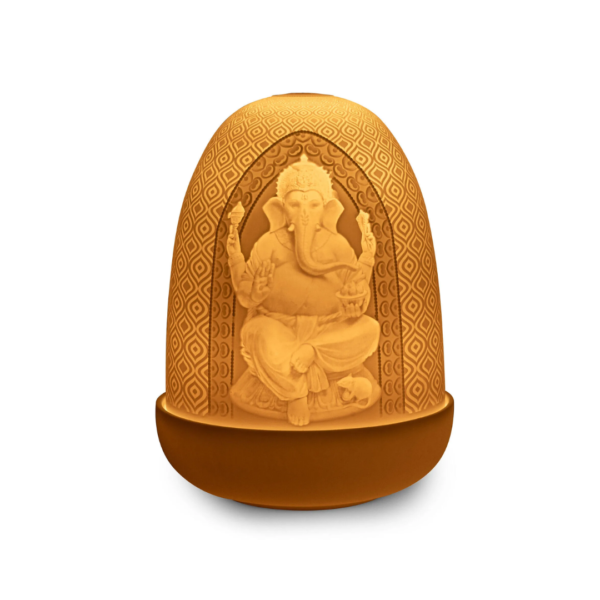 Lord Ganesha & Goddess Lakshmi Dome Lamp