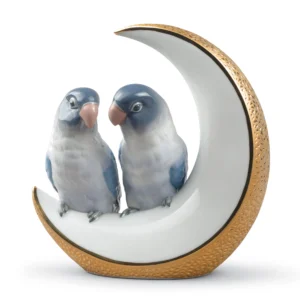 Fly Me to The Moon Birds Golden Lustre