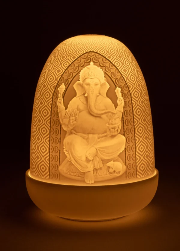 Lord Ganesha & Goddess Lakshmi Dome Lamp