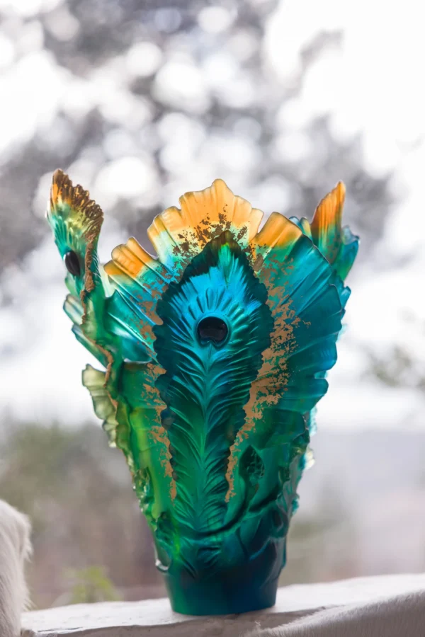 Fleur de Paon Vase Limited Edition