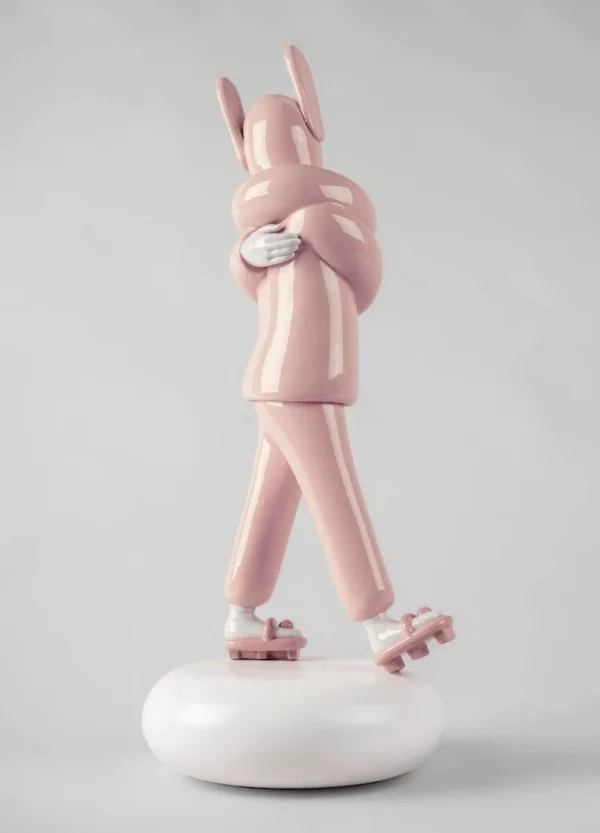 Embraced (Pink) Sculpture