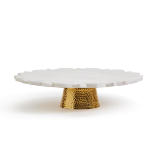 Two's Company - Marble Pedestal Platter