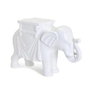 Two's Company - Elephant Sculpture Dècor - Ceramic