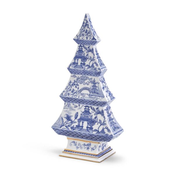 Two's Company - Blue and White Christmas Tree