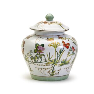 Two's Company - Butterfly Garden Decorative Ginger Jar