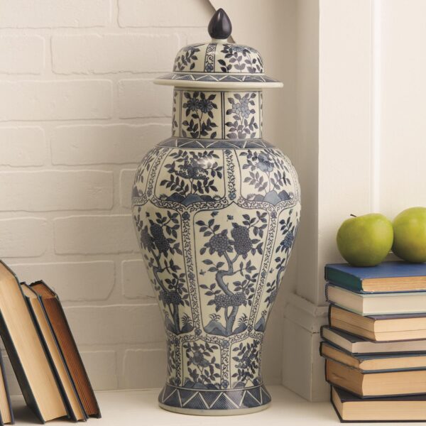 Two's Company - Blue & White Chrysanthemum Jar