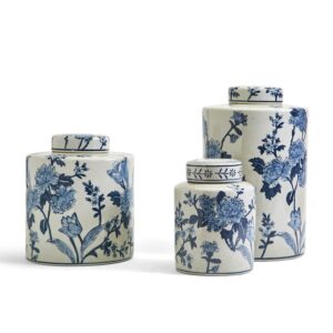 Two's Company - Japanese Blossom Set of 3 Tea Jars