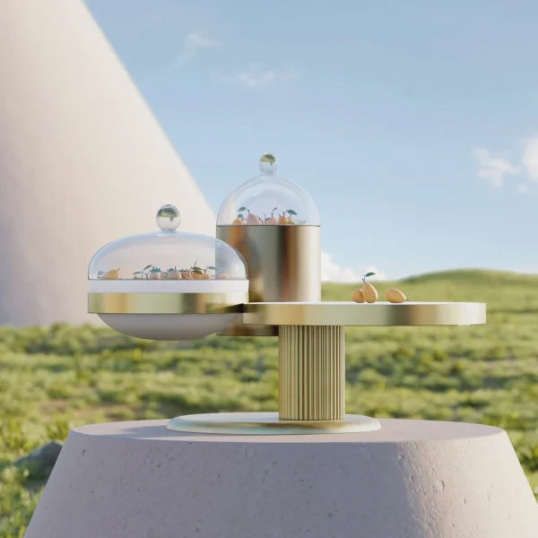 Kelly Behun High Rise Server - Large