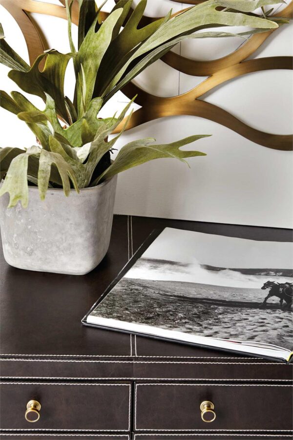 Clarendon Leather Wrapped Desk