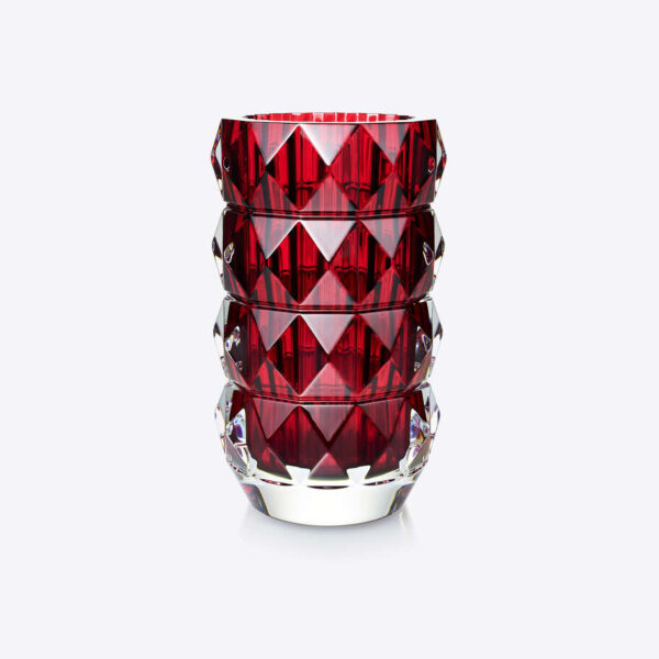 Louxor Round Vase - Red