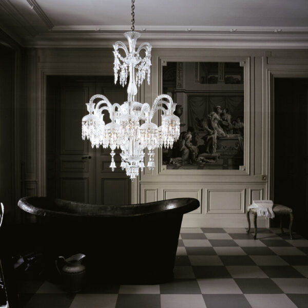 Solstice Chandelier CEI 12L+Chain+Canopy Gilded