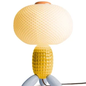 Soft Blown Table lamp. Yellow (CE)