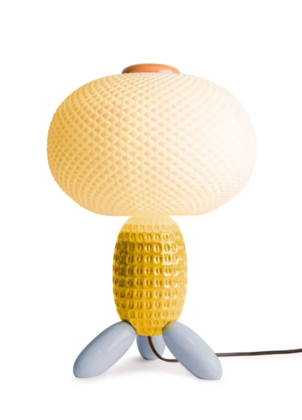 Soft Blown Table lamp. Yellow (CE)
