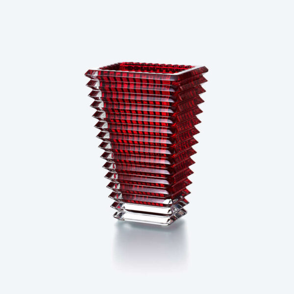 EYE-RECTANGULAR 200 RED VASE