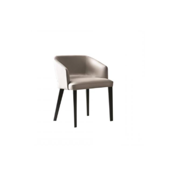 Elsa Chair - oak stained ebony tessuto speciale