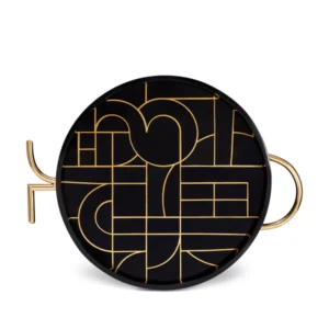 Kelly Behun Deco Round Tray 16“