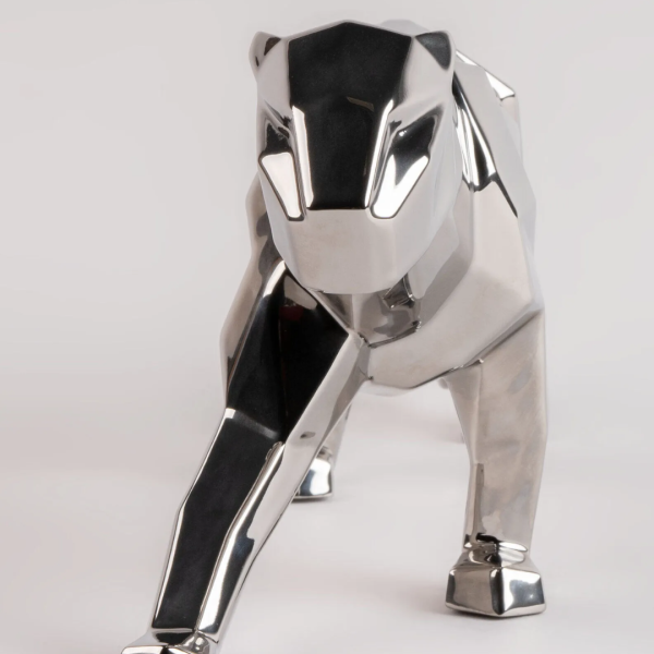 Panther (silver) Sculpture