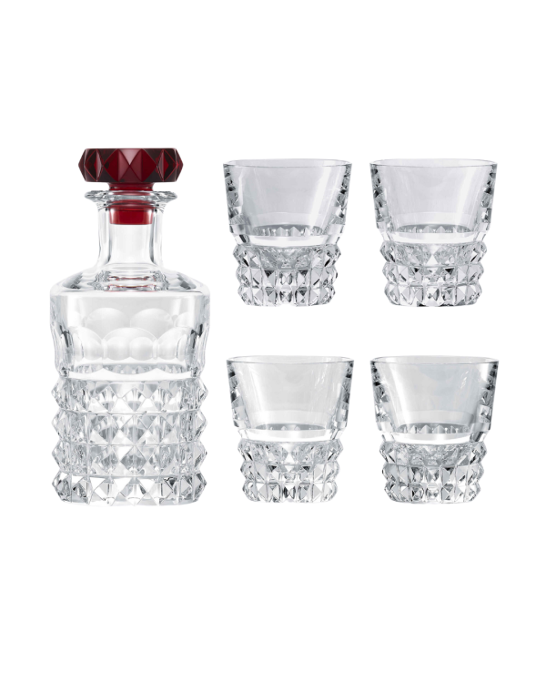 Louxor Tumblers & Carafe Bar Set