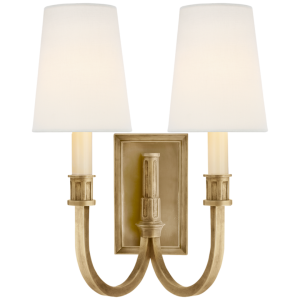 Modern Library Double Sconce