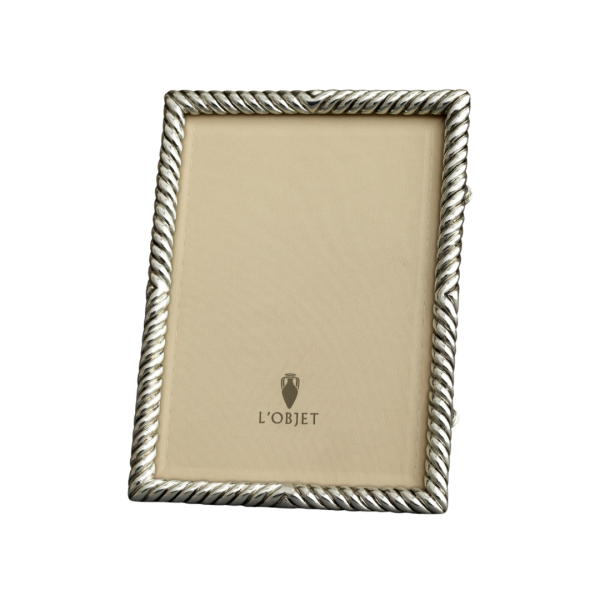 Deco Twist Frame – Platinum 8X10
