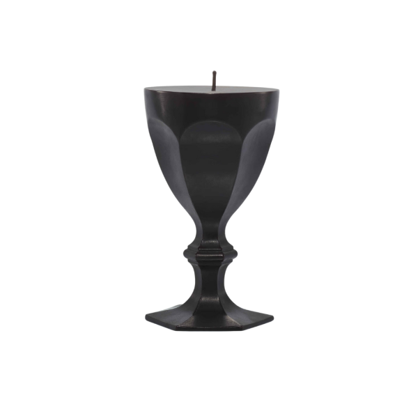 Harcourt Glass Candle – Black