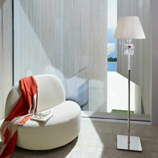 TORCH FLOOR LAMP CEI 145 WHITE LAMPSHADE